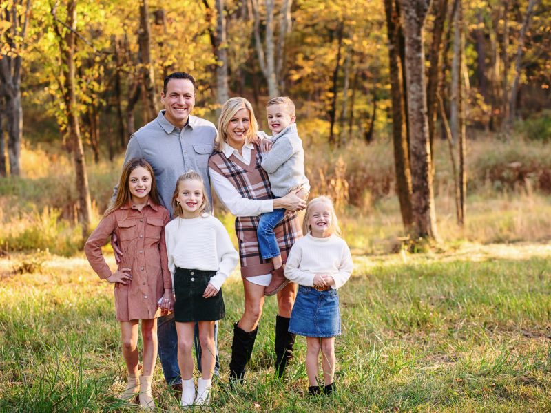 Brad Christ with family