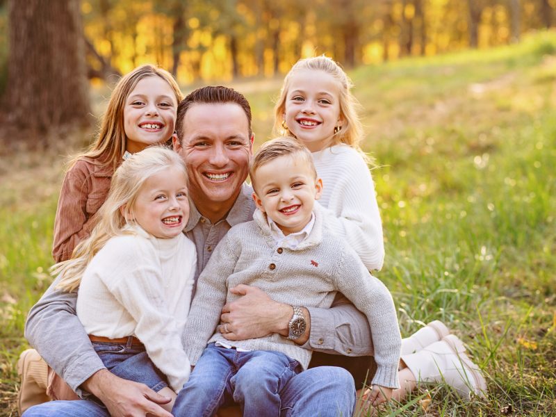 Brad Christ with family